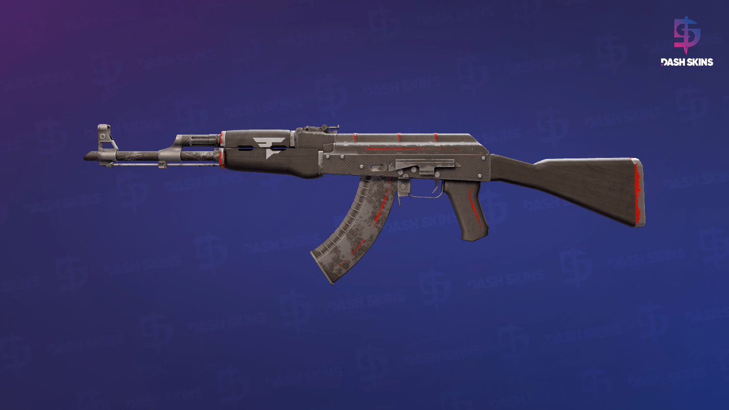 AK-47 | Redline (Well-Worn) Screenshot Playside