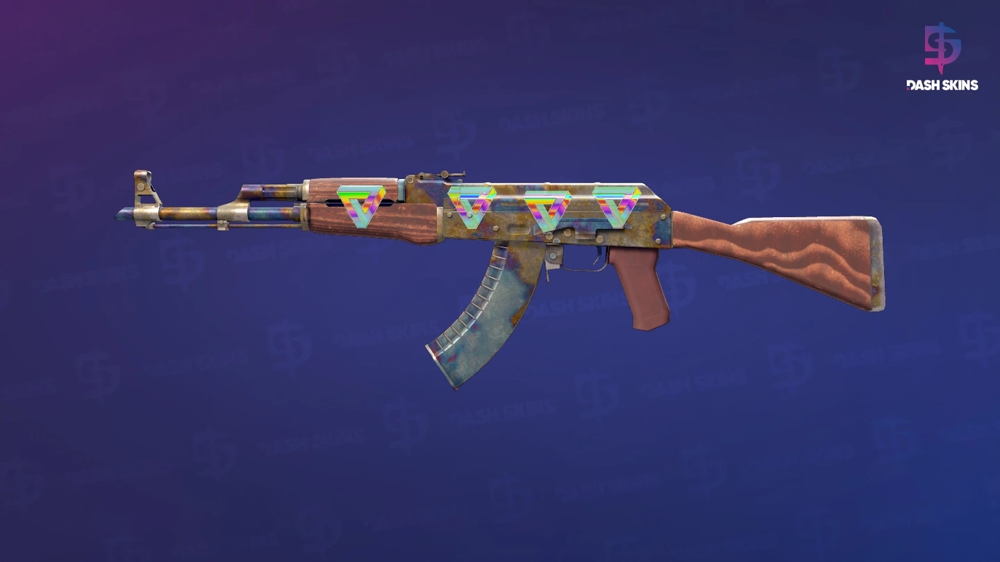 AK-47 | Case Hardened (Battle-Scarred) Screenshot Playside