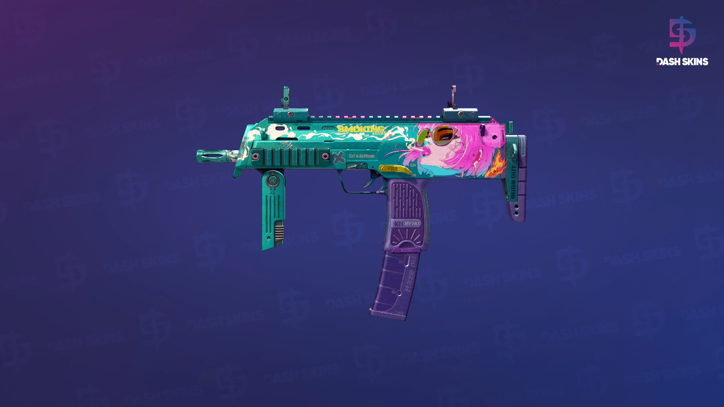 MP7 | Smoking Kills (Well-Worn) Screenshot Playside