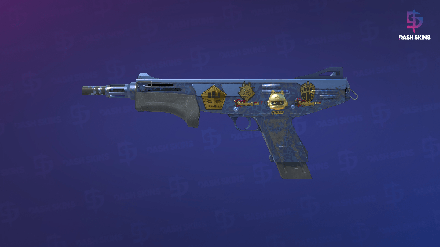 Souvenir MAG-7 | Navy Sheen (Factory New) Screenshot Playside