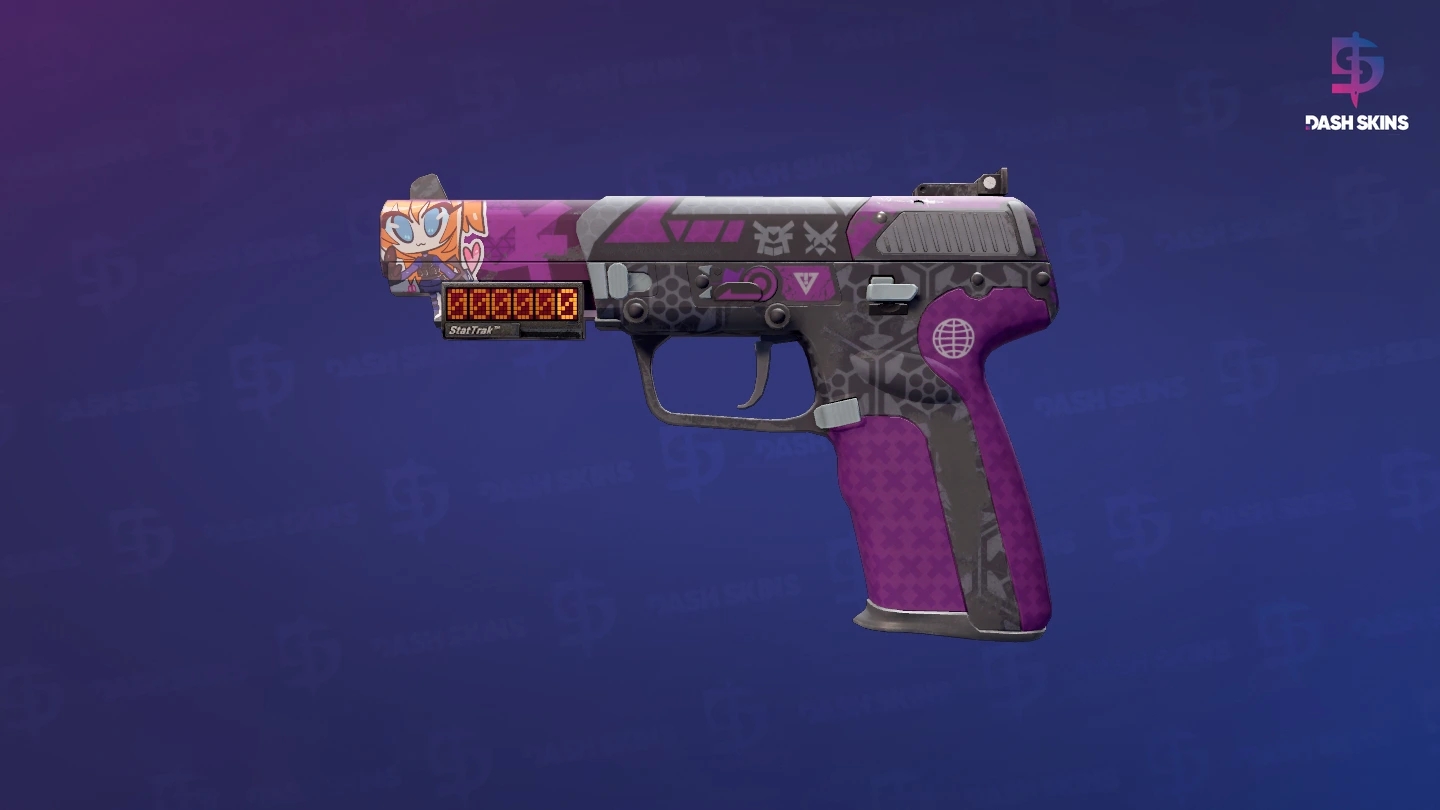 StatTrak™ Five-SeveN | Violent Daimyo (Field-Tested) Screenshot Playside