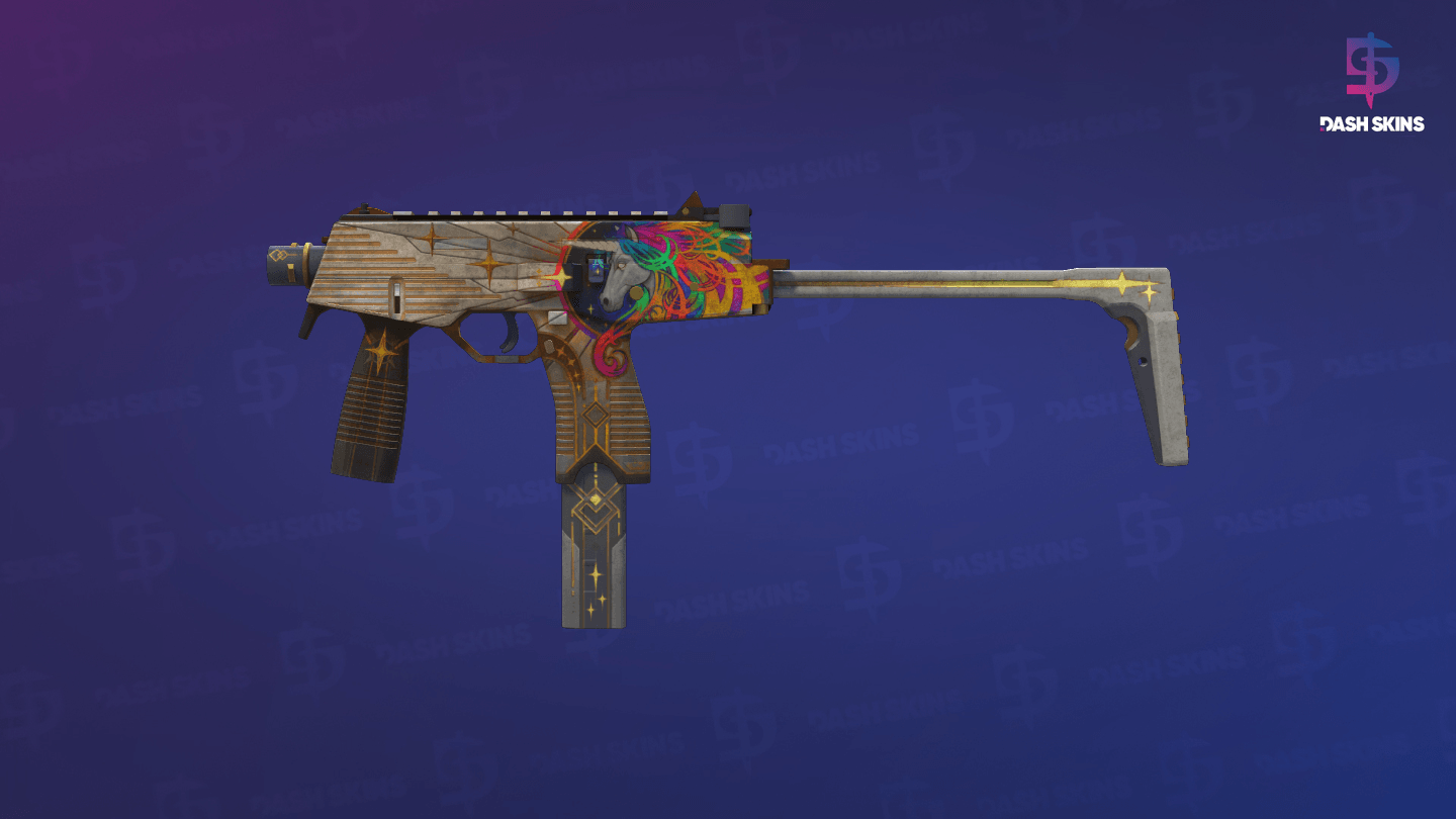 MP9 | Starlight Protector (Battle-Scarred) Screenshot Playside