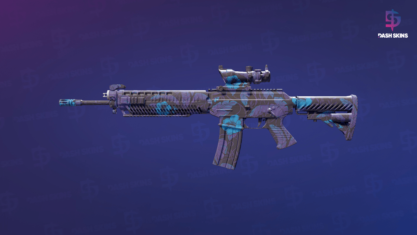 SG 553 | Aloha (Factory New) Screenshot Playside