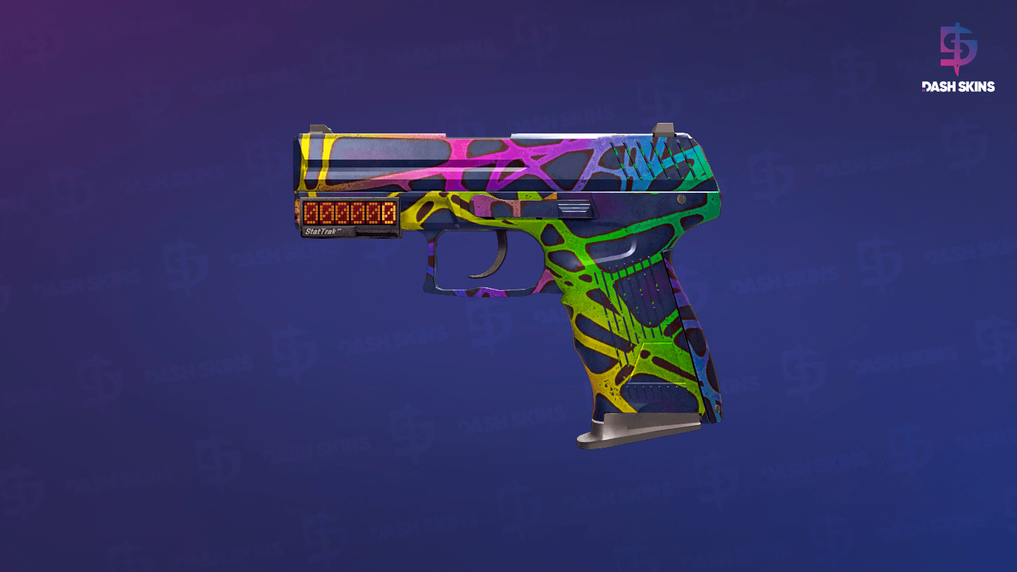 StatTrak™ P2000 | Acid Etched (Minimal Wear) Screenshot Playside