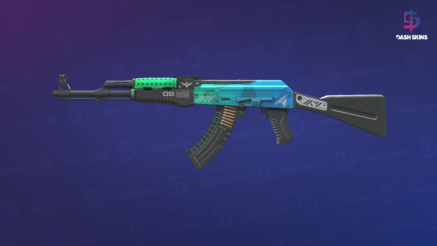 AK-47 | Ice Coaled (Factory New) Screenshot Playside