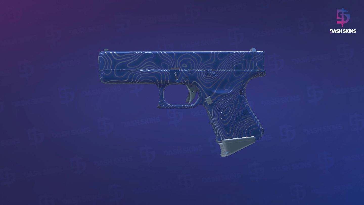 Glock-18 | Ocean Topo (Factory New) Screenshot Playside