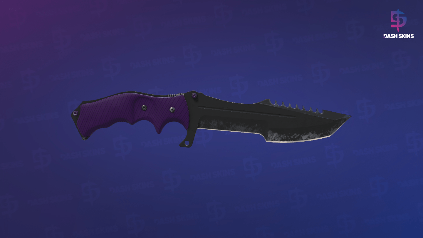★ Huntsman Knife | Ultraviolet (Field-Tested) Screenshot Playside