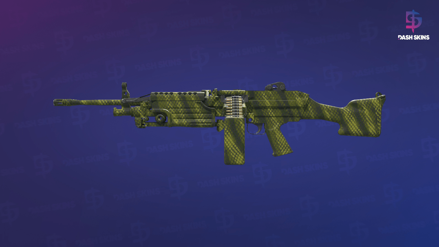 M249 | Gator Mesh (Factory New) Screenshot Playside