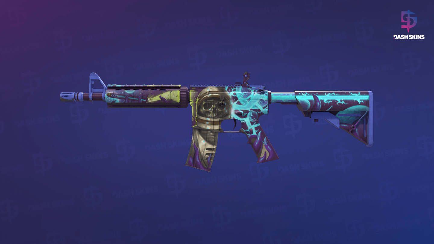 M4A4 | Desolate Space (Battle-Scarred) Screenshot Playside
