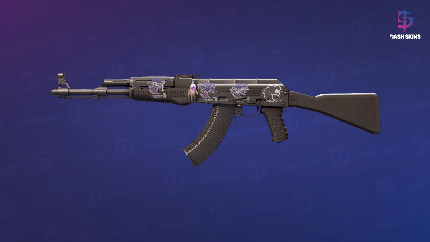 AK-47 | Slate (Well-Worn) Screenshot Playside