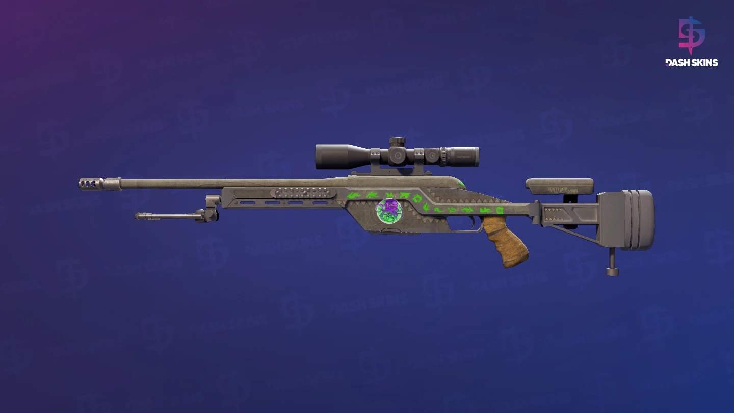 SSG 08 | Necropos (Well-Worn) Screenshot Playside