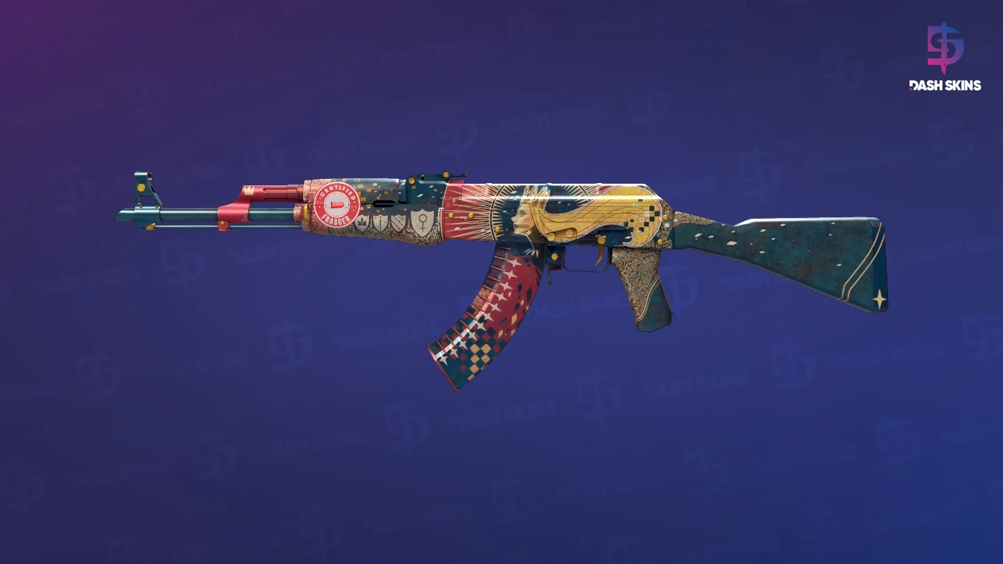 AK-47 | The Empress (Well-Worn) Screenshot Playside