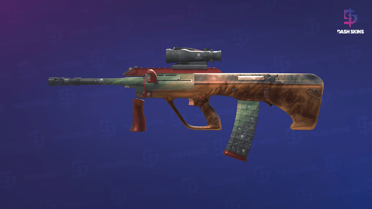 AUG | Sand Storm (Well-Worn) Screenshot Playside
