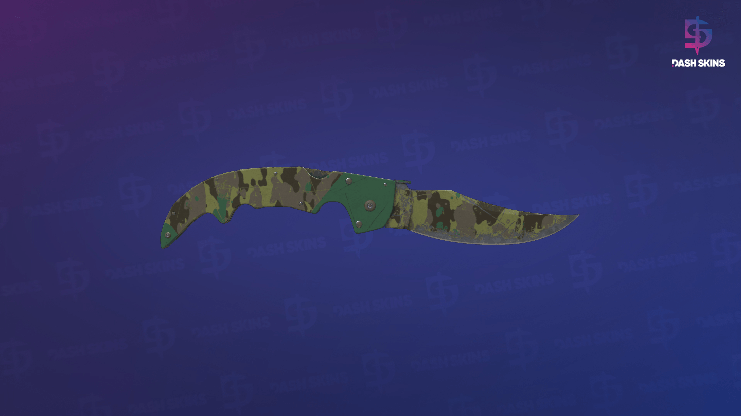 ★ Falchion Knife | Boreal Forest (Well-Worn) Screenshot Playside