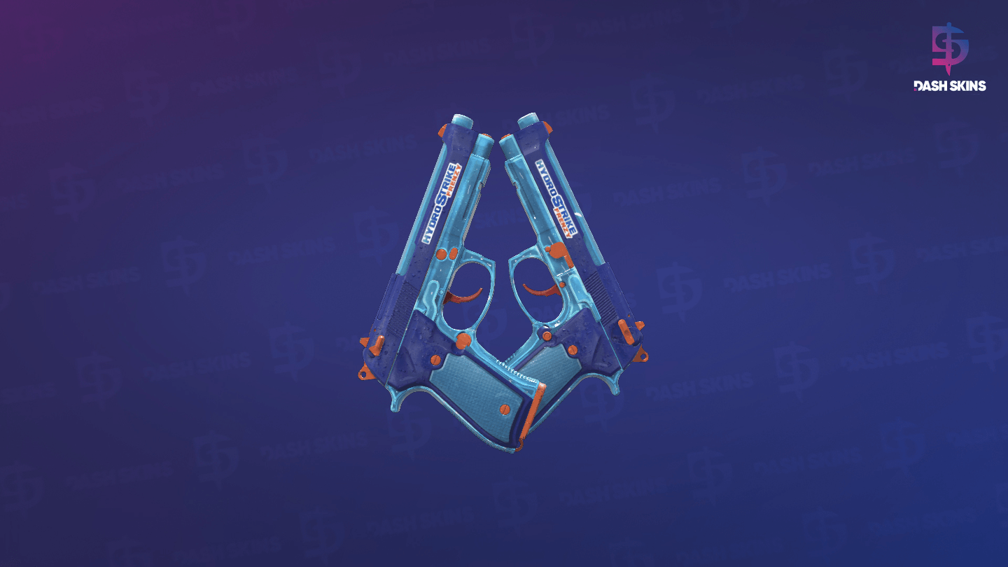 Dual Berettas | Hydro Strike (Field-Tested) Screenshot Playside