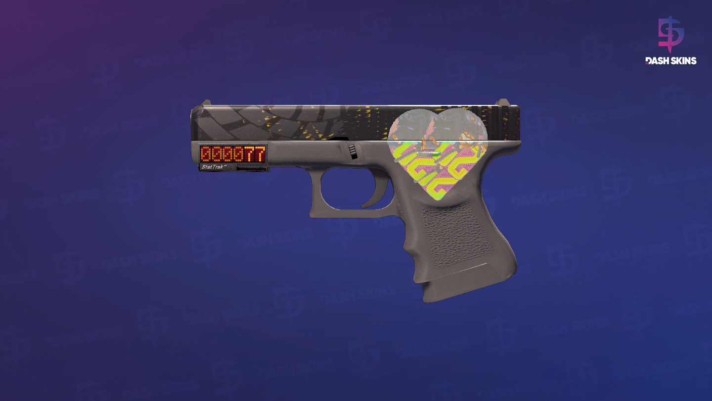 StatTrak™ Glock-18 | Grinder (Minimal Wear) Screenshot Playside