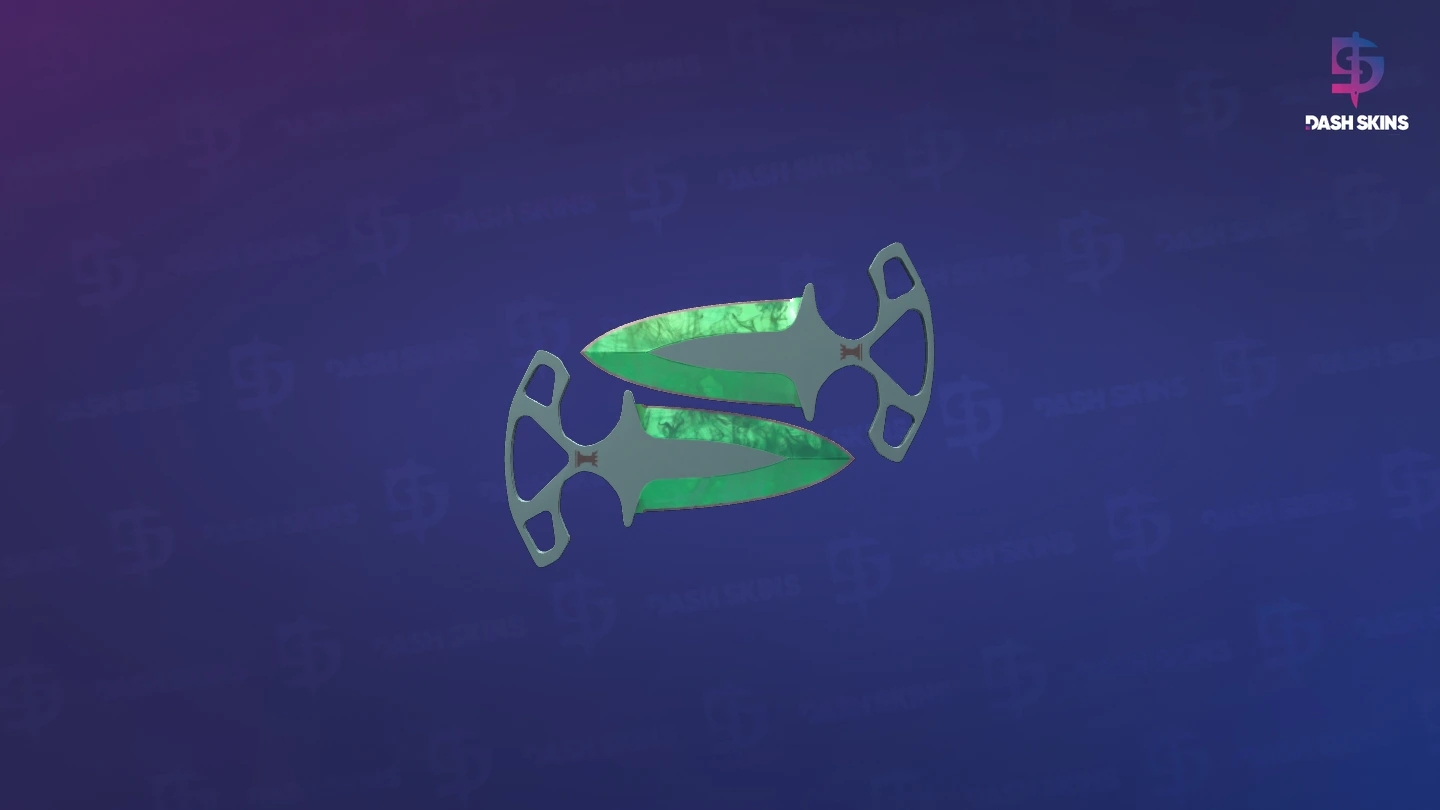 ★ Shadow Daggers | Gamma Doppler (Factory New) - Emerald Screenshot Playside