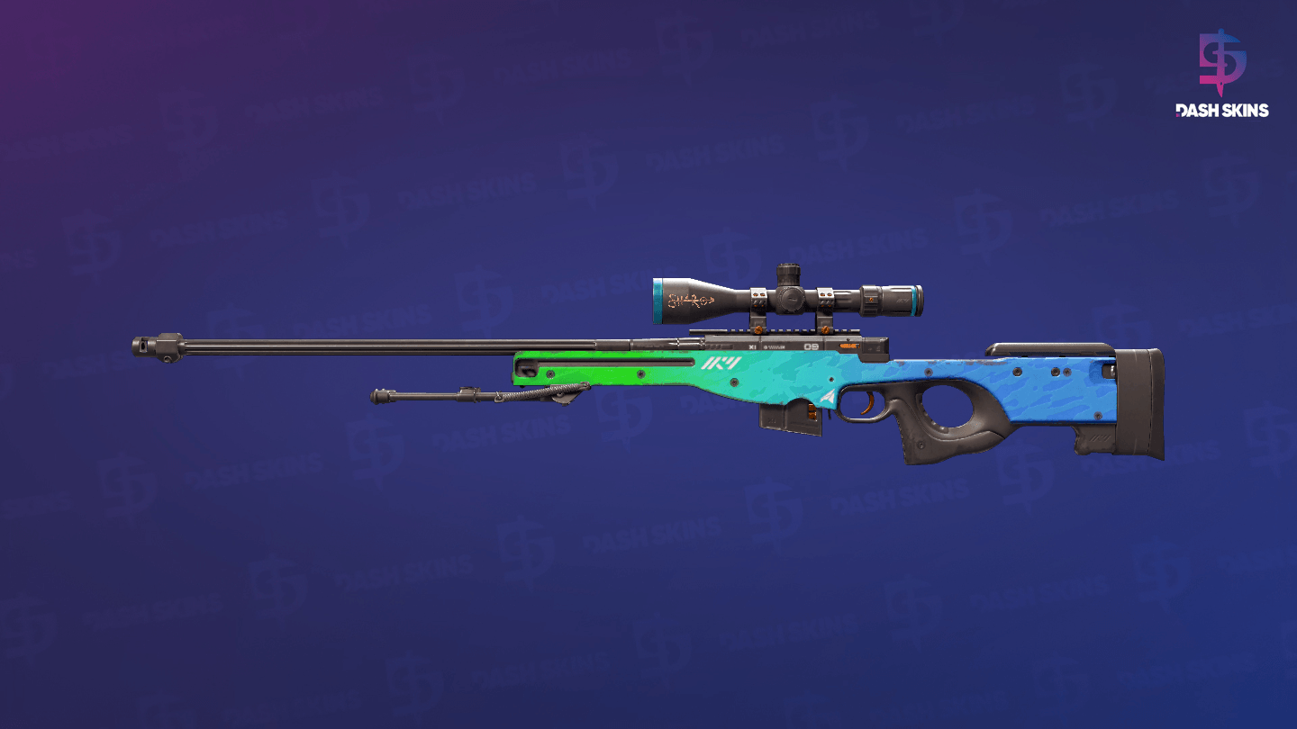 AWP | Ice Coaled (Field-Tested) Screenshot Playside