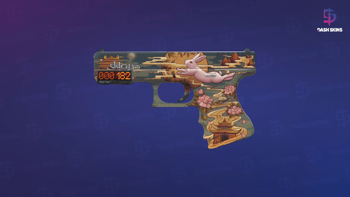 StatTrak™ Glock-18 | Umbral Rabbit (Field-Tested) Screenshot Playside