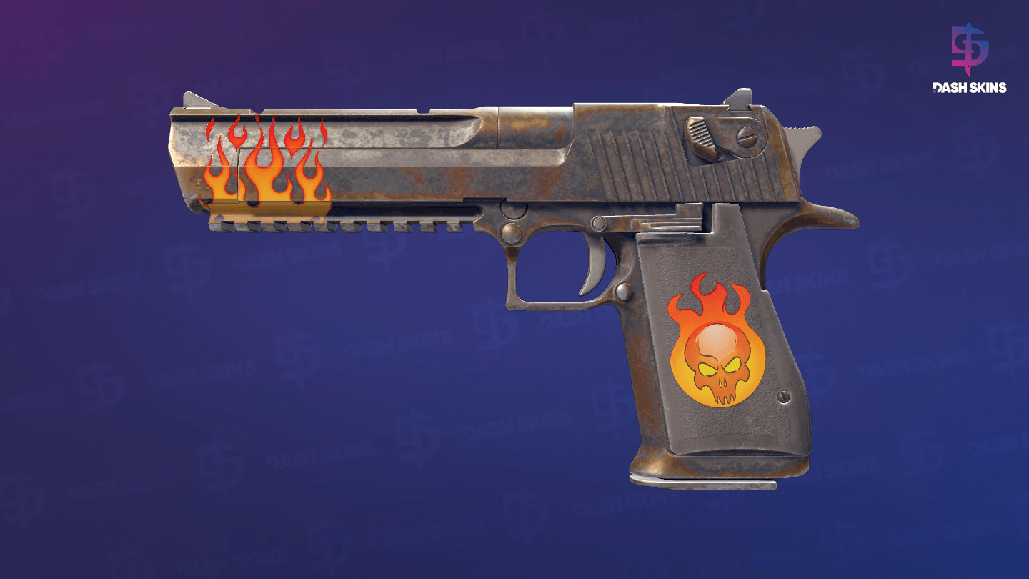 Desert Eagle | Heat Treated (Battle-Scarred) Screenshot Playside