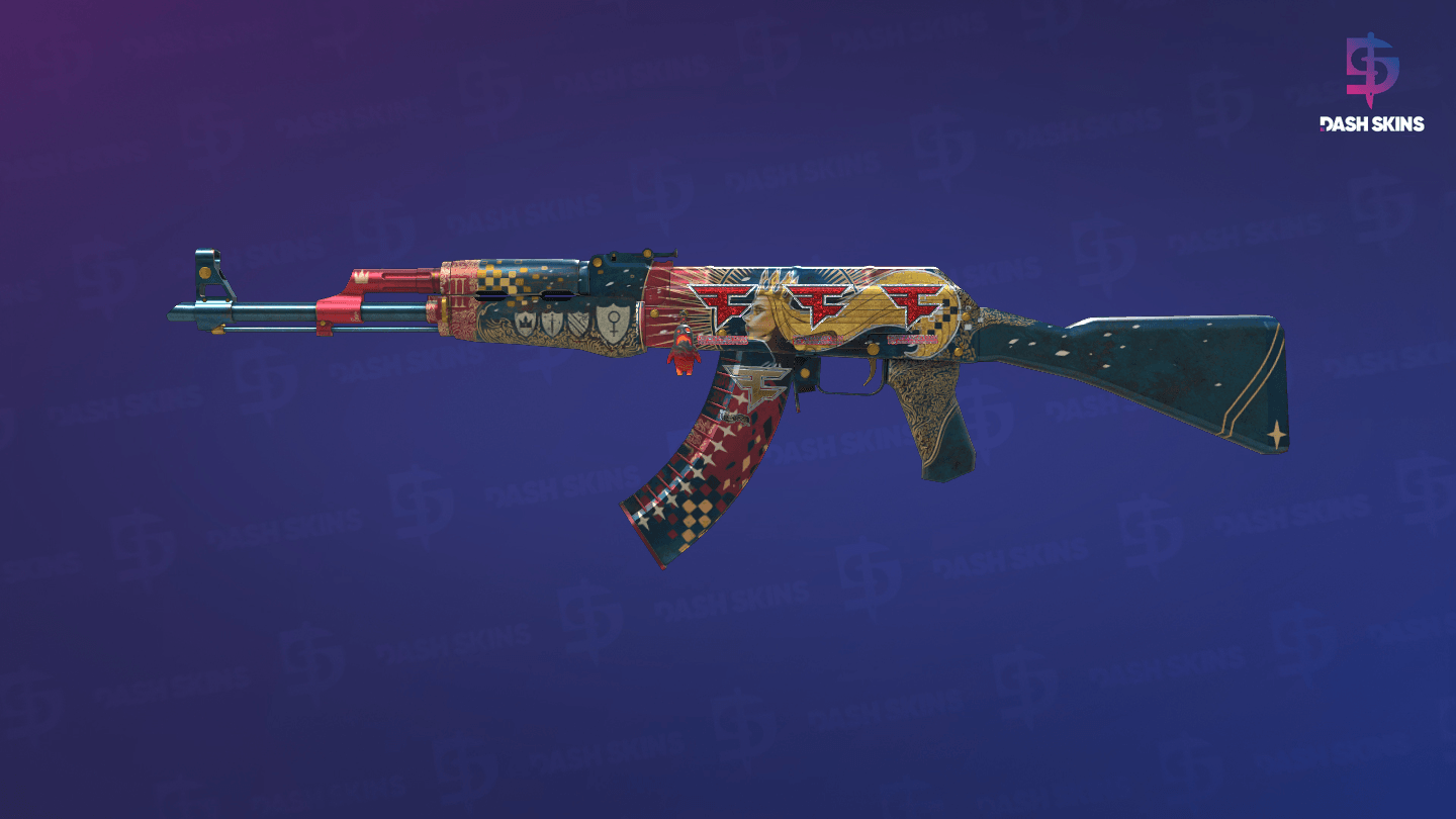 AK-47 | The Empress (Well-Worn) Screenshot Playside