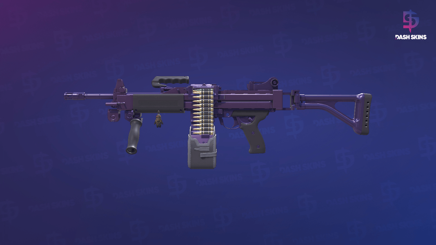 Negev | Sour Grapes (Factory New) Screenshot Playside