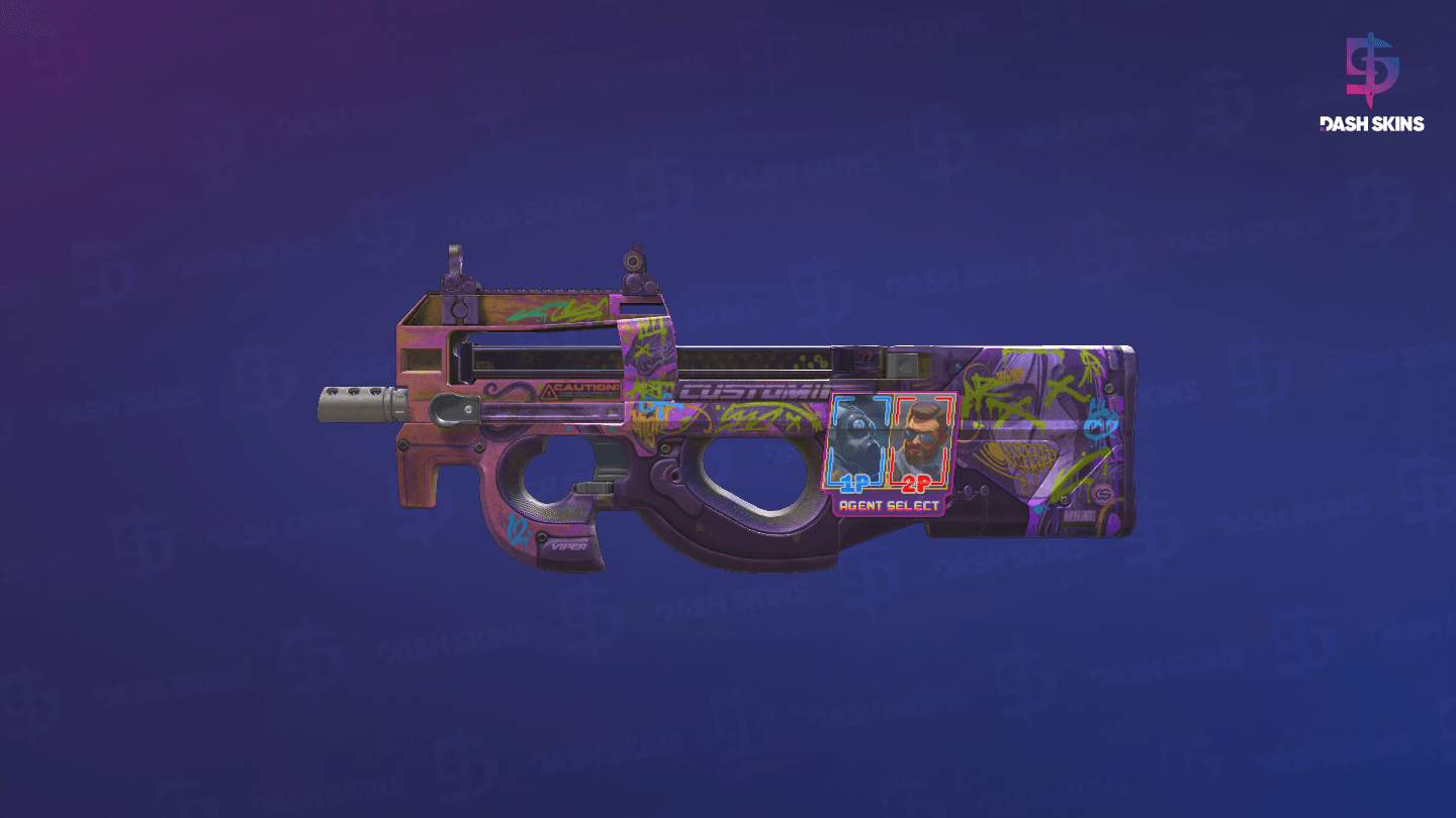 P90 | Neoqueen (Battle-Scarred) Screenshot Playside