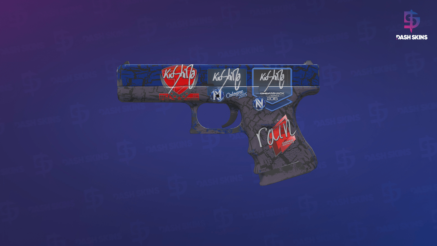 Glock-18 | Blue Fissure (Field-Tested) Screenshot Playside