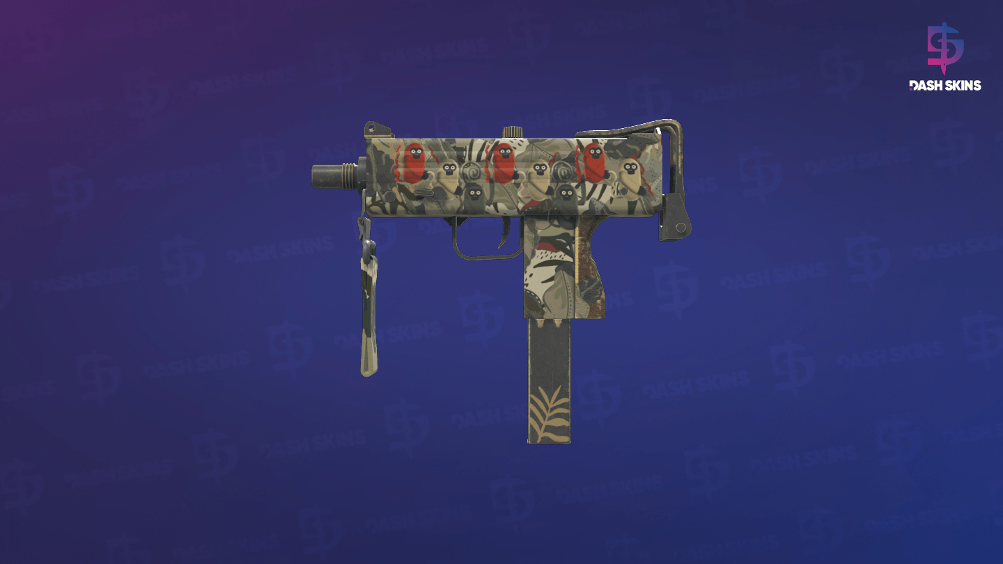 MAC-10 | Monkeyflage (Factory New) Screenshot Playside