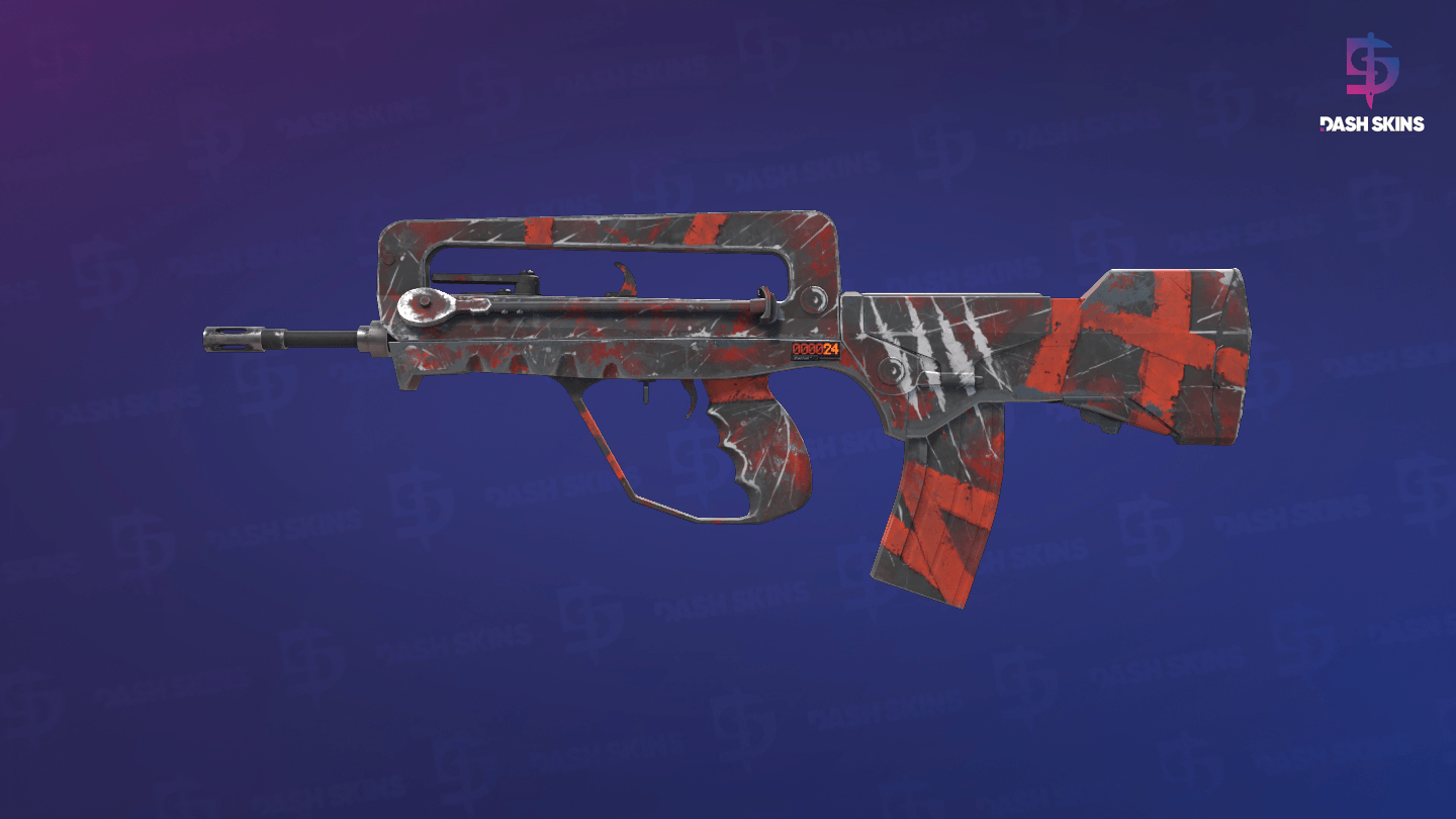 StatTrak™ FAMAS | Survivor Z (Field-Tested) Screenshot Playside