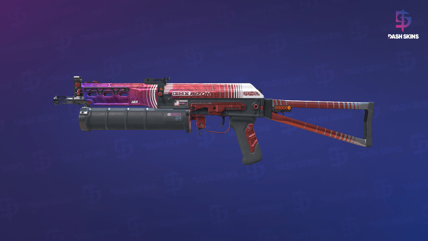 StatTrak™ PP-Bizon | RMX (Minimal Wear) Screenshot Playside