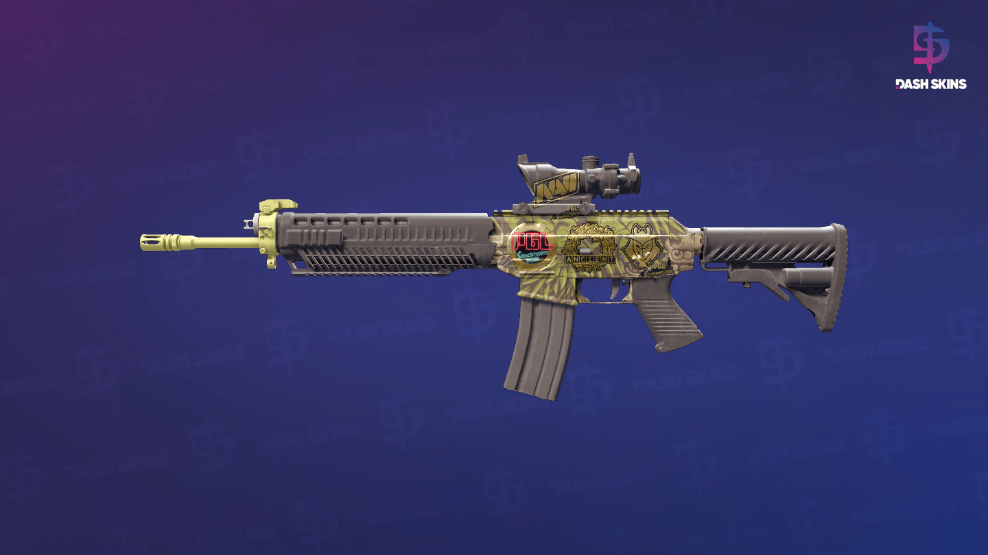 Souvenir SG 553 | Lush Ruins (Minimal Wear) Screenshot Playside