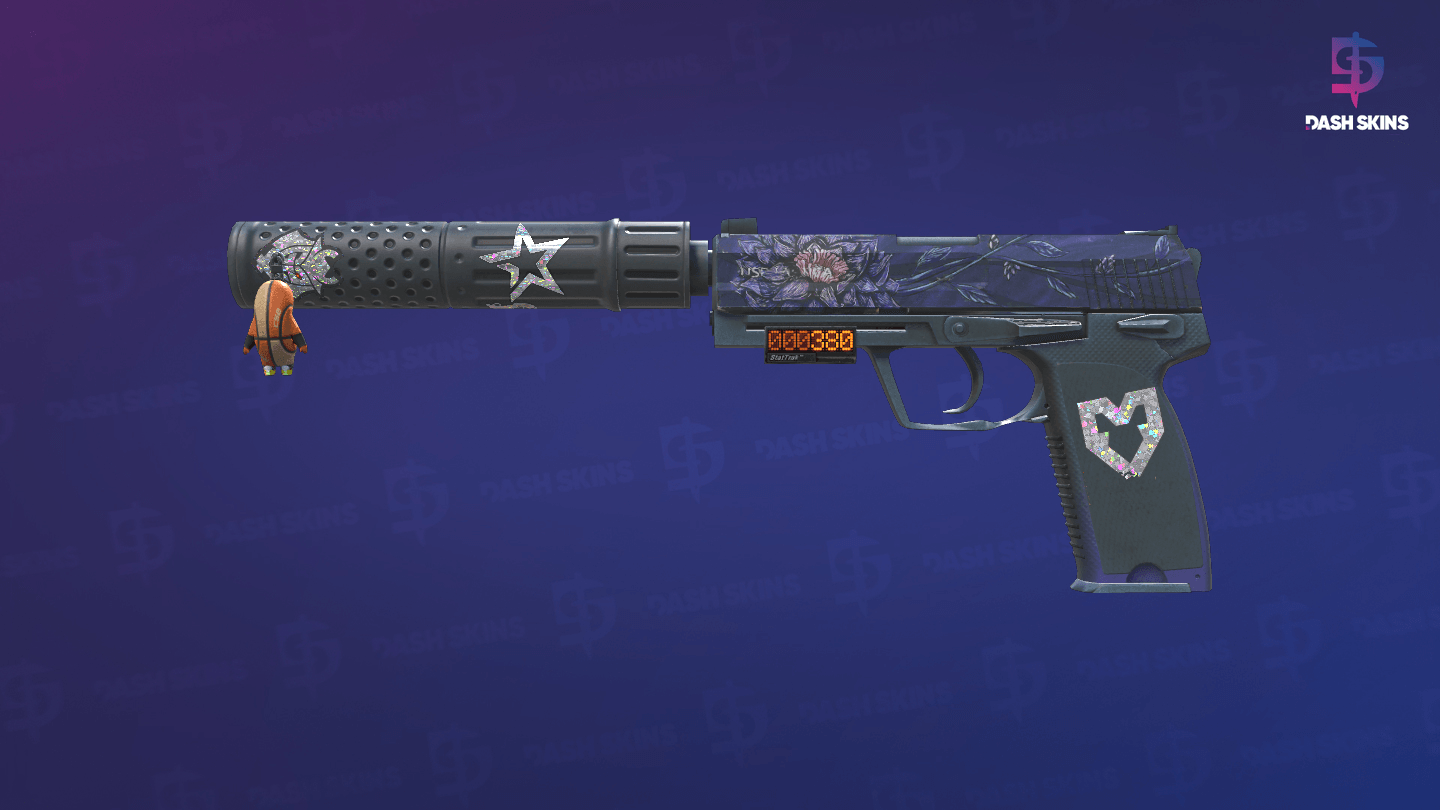 StatTrak™ USP-S | Black Lotus (Field-Tested) Screenshot Playside