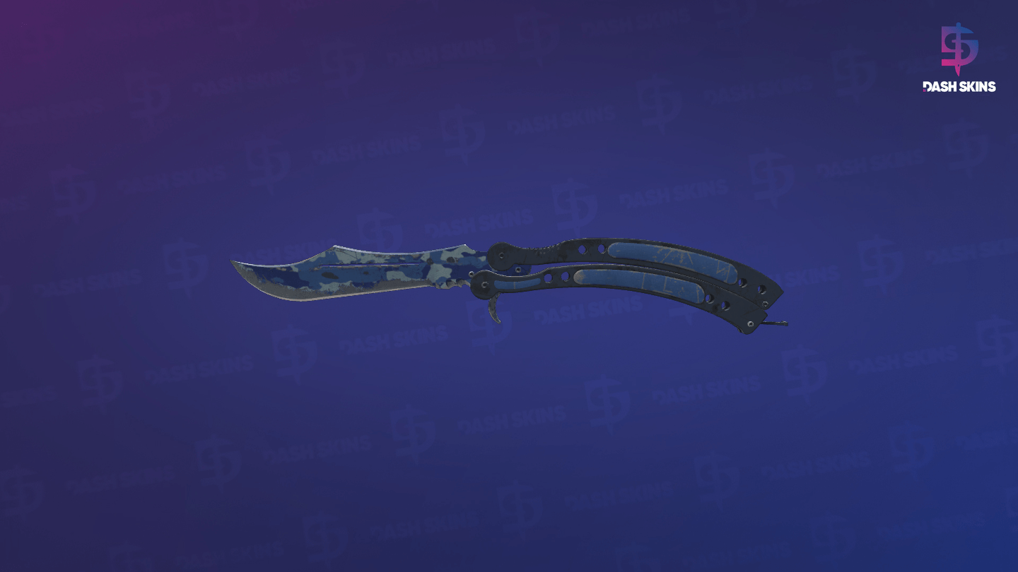 ★ Butterfly Knife | Bright Water (Battle-Scarred) Screenshot Playside