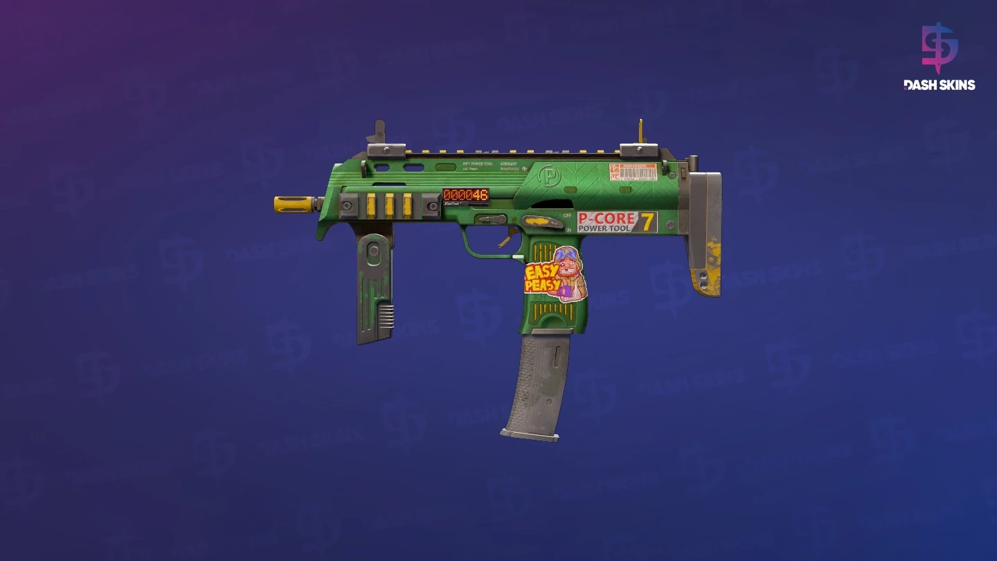 StatTrak™ MP7 | Powercore (Well-Worn) Screenshot Playside