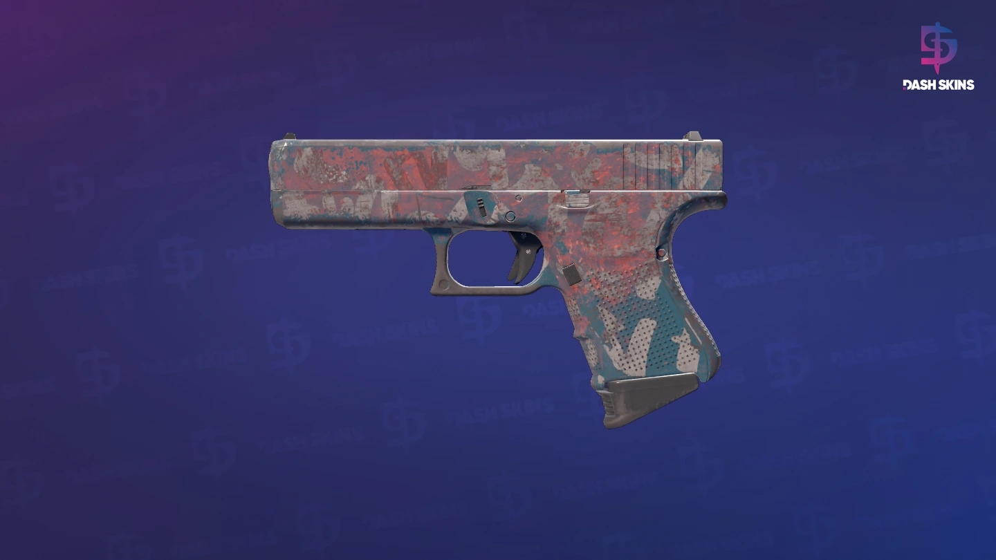 Glock-18 | Teal Graf (Field-Tested) Screenshot Playside