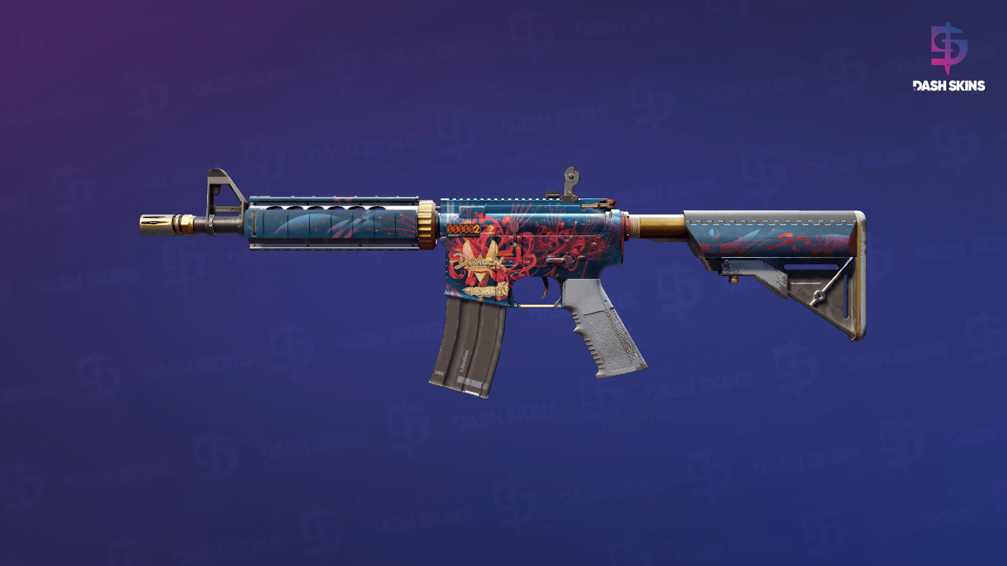 StatTrak™ M4A4 | Spider Lily (Field-Tested) Screenshot Playside