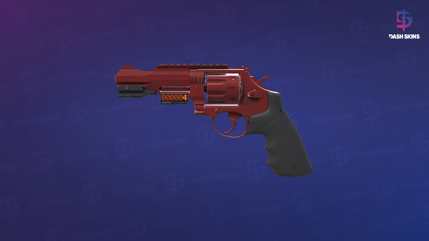 StatTrak™ R8 Revolver | Crimson Web (Minimal Wear) Screenshot Playside