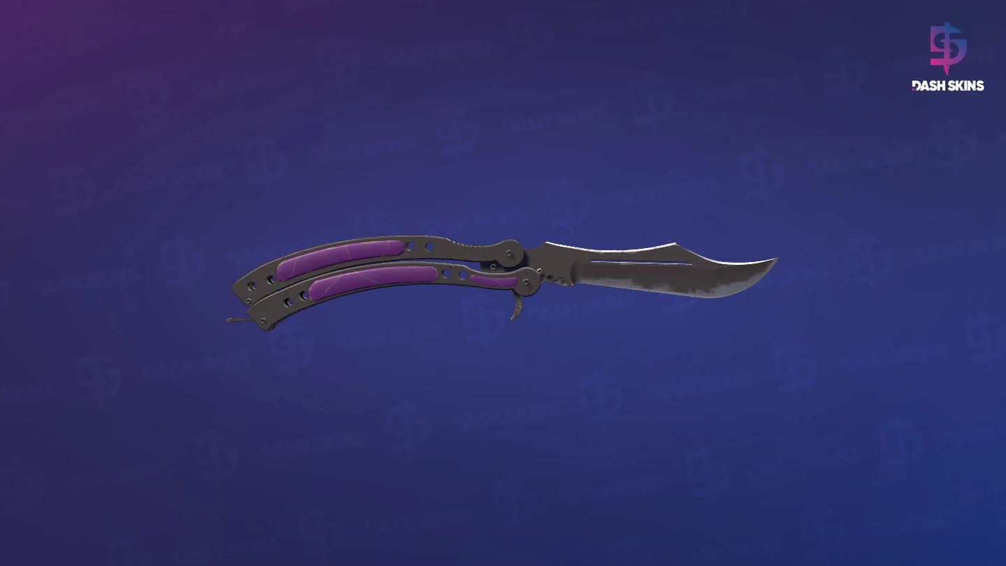 ★ Butterfly Knife | Ultraviolet (Field-Tested) Screenshot Playside