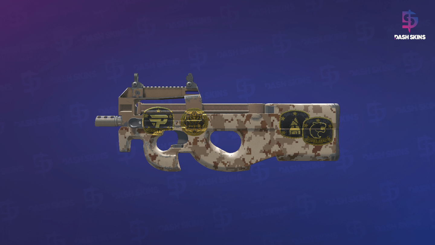 Souvenir P90 | Desert DDPAT (Minimal Wear) Screenshot Playside