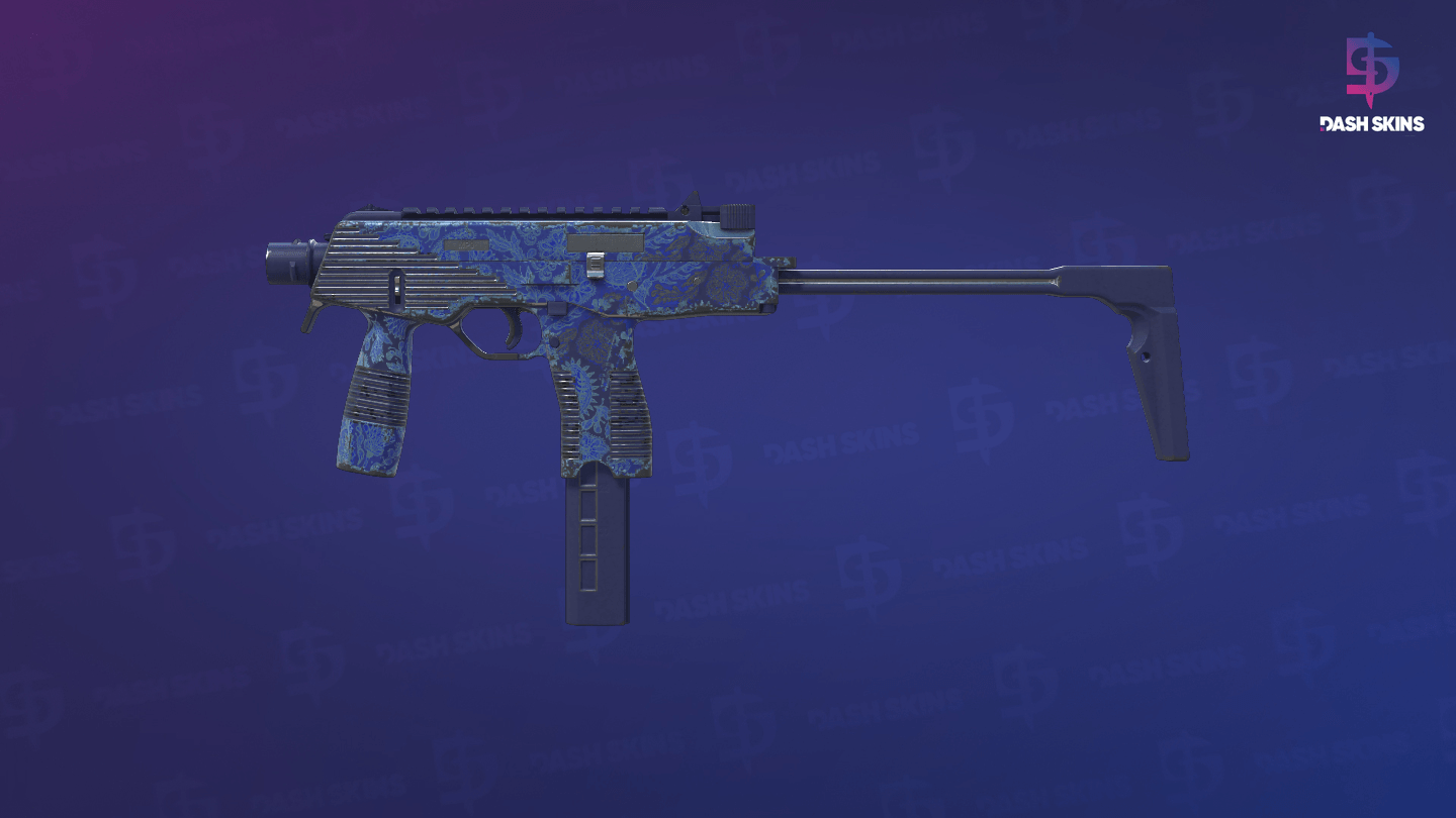 MP9 | Cobalt Paisley (Field-Tested) Screenshot Playside