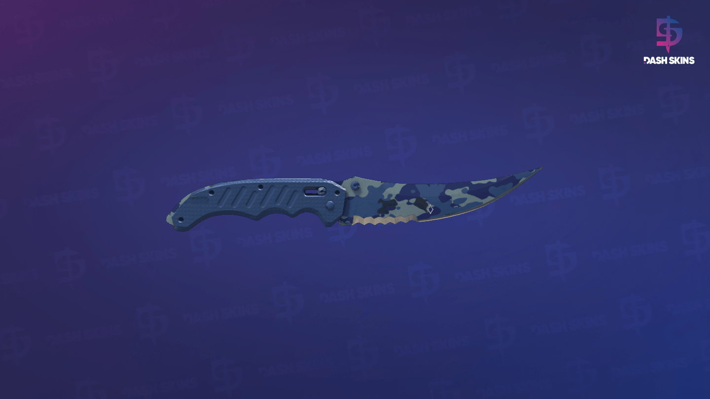 ★ StatTrak™ Flip Knife | Bright Water (Minimal Wear) Screenshot Playside