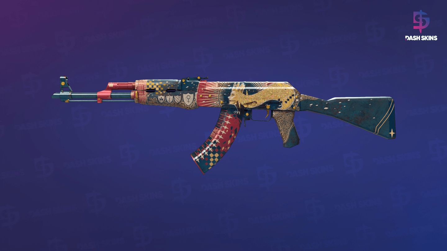 AK-47 | The Empress (Well-Worn) Screenshot Playside