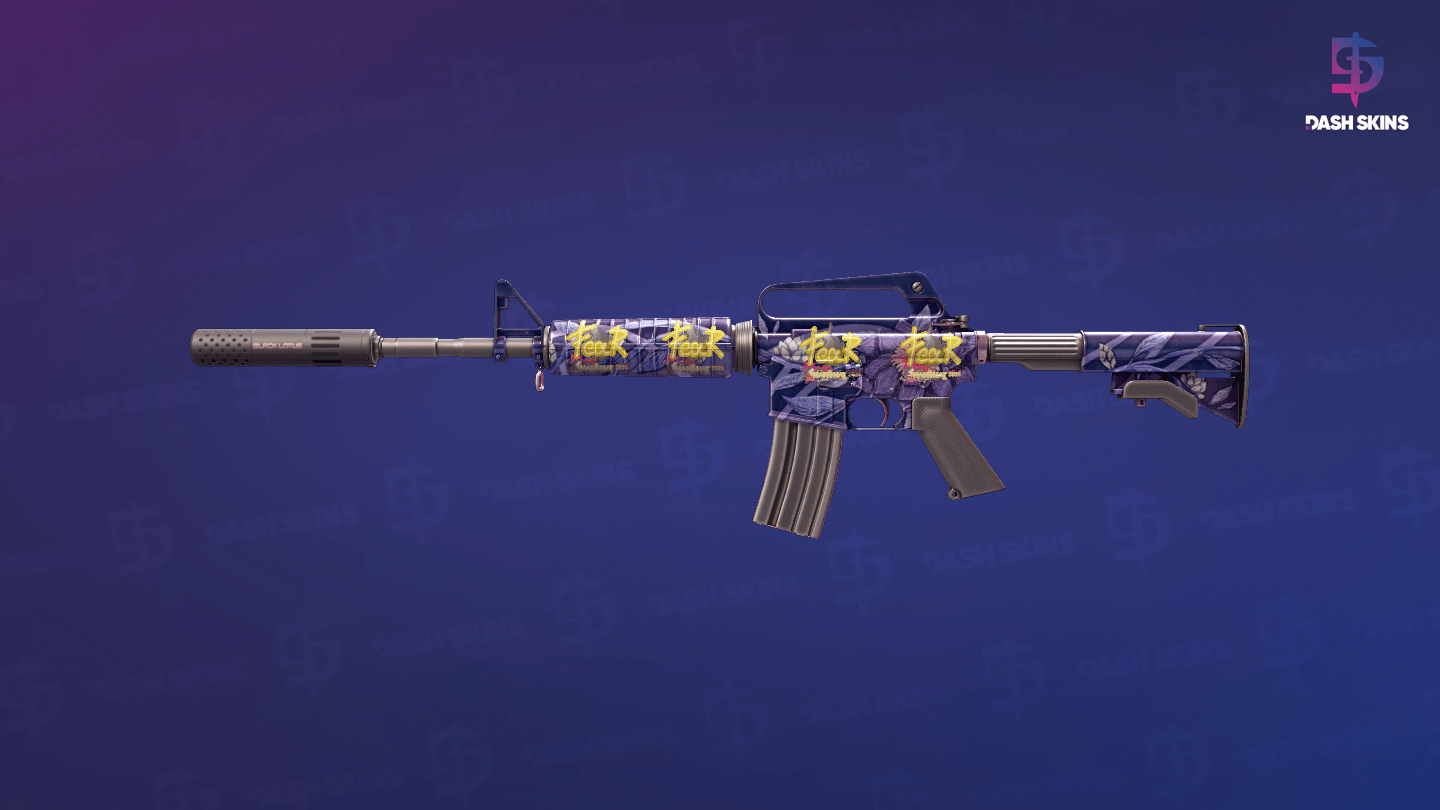 M4A1-S | Black Lotus (Minimal Wear) Screenshot Playside
