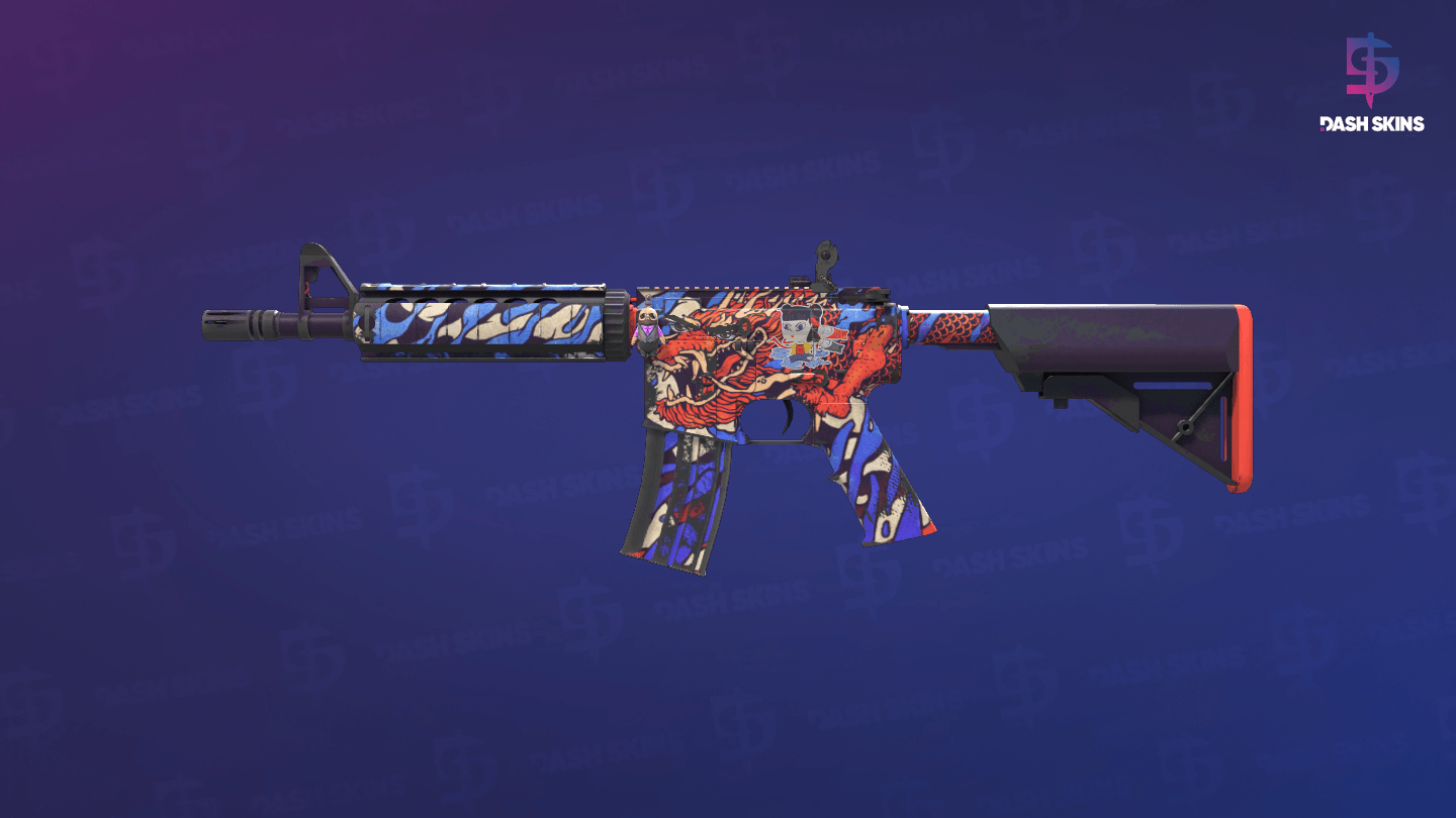 M4A4 | 龍王 (Dragon King) (Field-Tested) Screenshot Playside