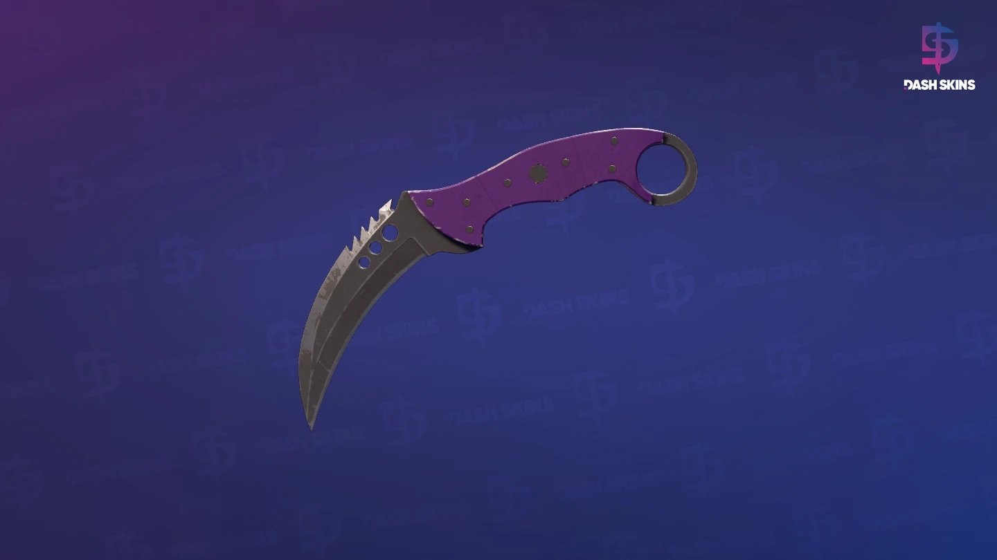 ★ Talon Knife | Ultraviolet (Well-Worn) Screenshot Playside