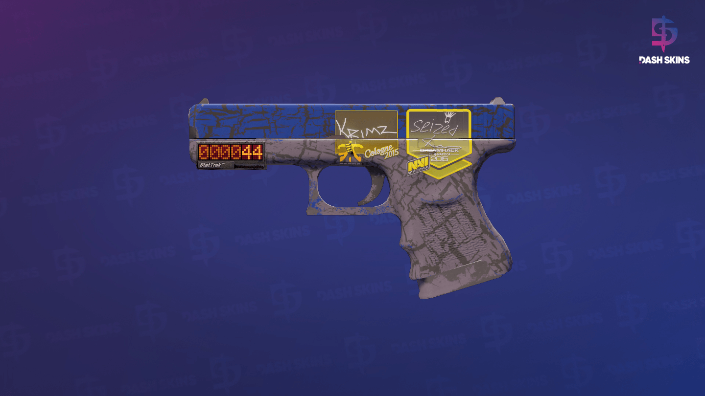 StatTrak™ Glock-18 | Blue Fissure (Field-Tested) Screenshot Playside