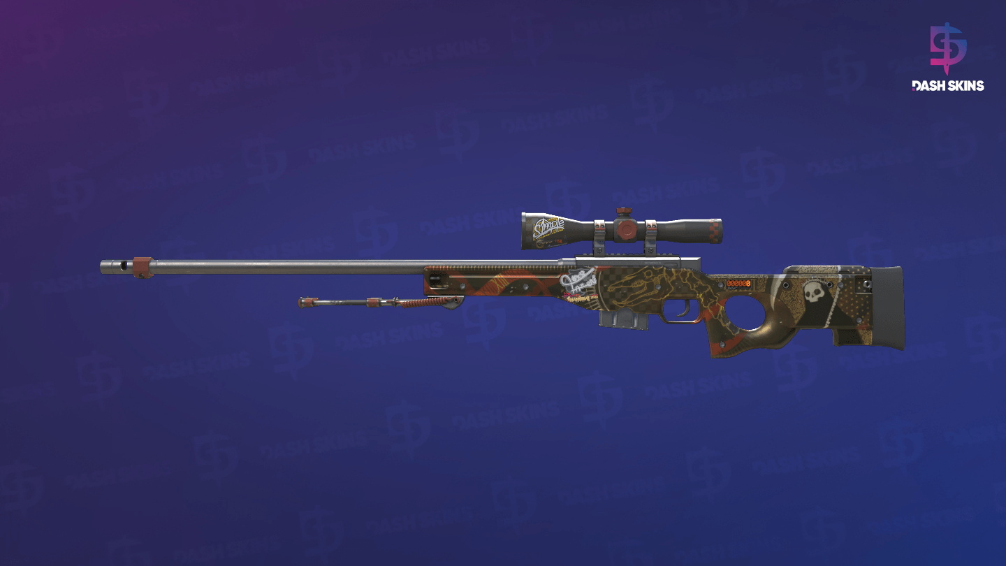 StatTrak™ AWP | Mortis (Minimal Wear) Screenshot Playside
