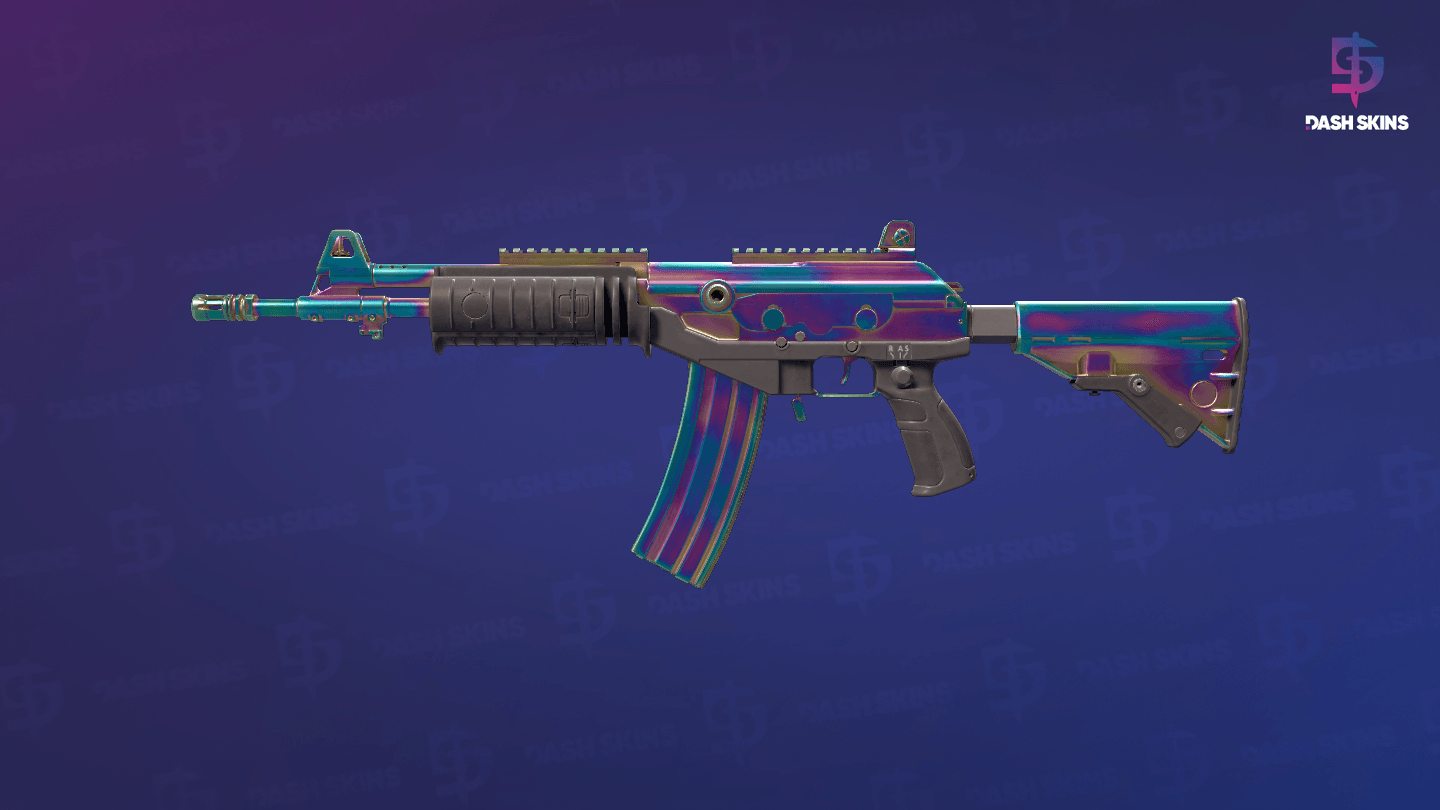 Galil AR | Rainbow Spoon (Minimal Wear) Screenshot Playside