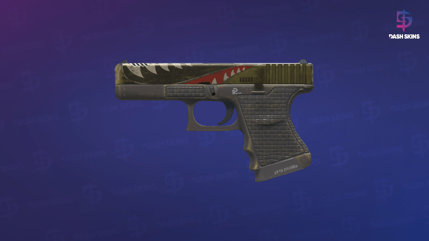 Glock-18 | Warhawk (Minimal Wear) Screenshot Playside